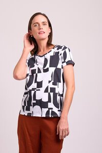 Preen All Over Print Round Neck Tee