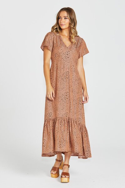 Sass Davie Maxi Dress-sale-Preen