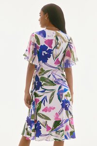 Joseph Ribkoff Floral Faux Wrap Dress