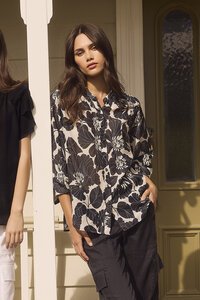 Lania the Label Plaza Print Top