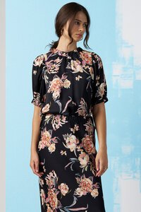 Madly Sweetly Peony Princess Sateen Top