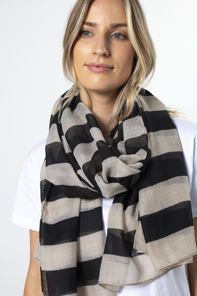 Stella + Gemma Stripe Scarf-new-Preen