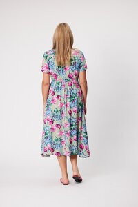 Democracy Tegan Shirred Waist Dress