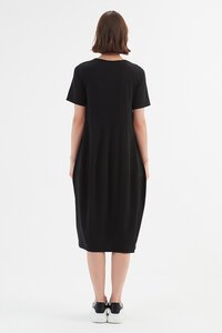 Tirelli Short Sleeve Diagonal Dress