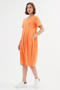 Tirelli Short Sleeve Diagonal Dress