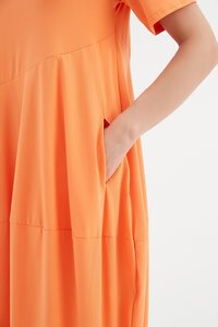 Tirelli Short Sleeve Diagonal Dress