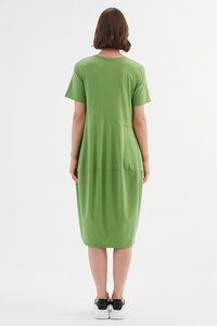 Tirelli Short Sleeve Diagonal Dress