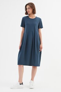 Tirelli Short Sleeve Diagonal Dress