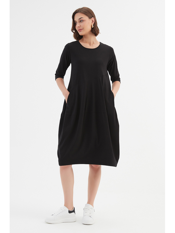 Tirelli Diagonal Seam Dress