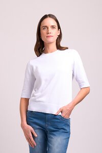 Foil Short Sleeve Top