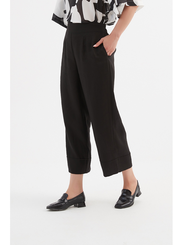 Tirelli Wide Leg Linen Pant