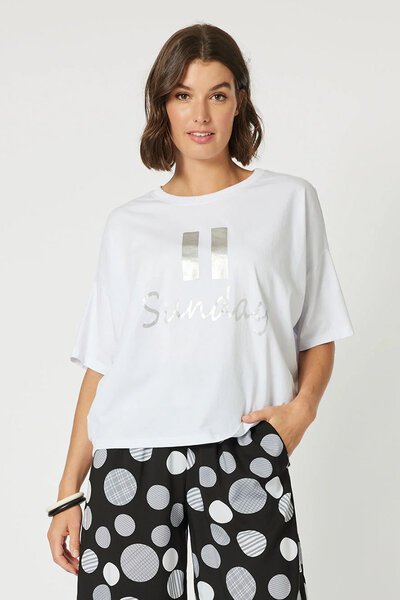 Clarity Happy Sunday Tee-new-Preen