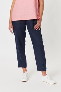 Gordon Smith Sarah Rib Waist Linen Pant