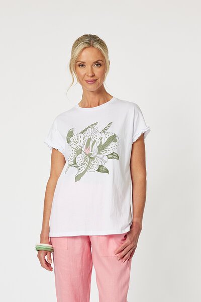 Gordon Smith Hibiscus Tee-sale-Preen