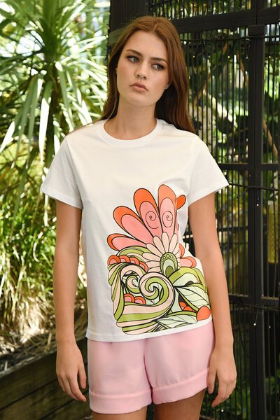 Coop Flower Time Tee-new-Preen