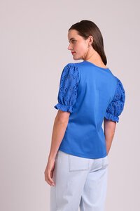 Esplanade Contrast Sleeves Top