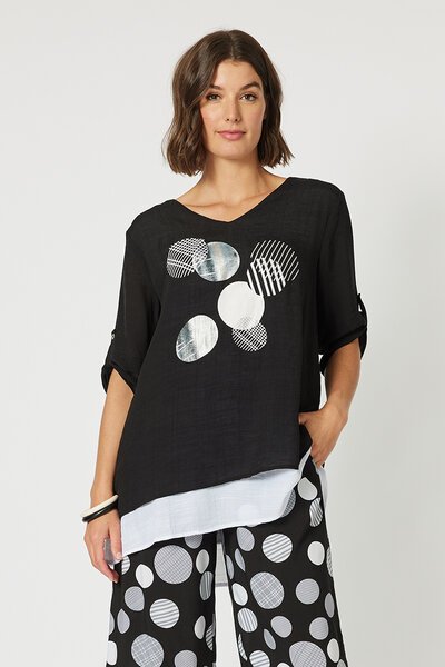 Clarity Eclipse Layered Top-new-Preen