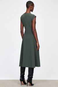 Veronika Maine Japanese Crepe Twist Dress