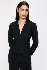 Veronika Maine Notched Collar Milano Jacket