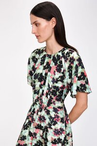 Veronika Maine European Capri Floral Midi Dress