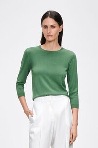 Veronika Maine 3-4 Sleeve Round Neck Knit