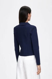 Veronika Maine Collared Press Stud Milano Jacket