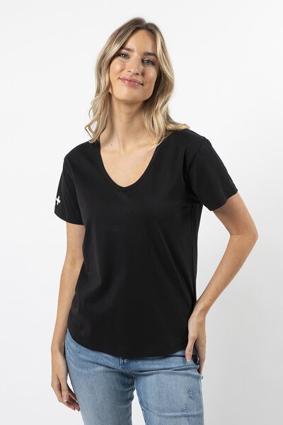 Stella + Gemma Villa V Neck Tee-new-Preen