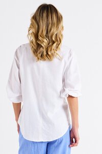 Betty Basics Elanora Linen Blouse