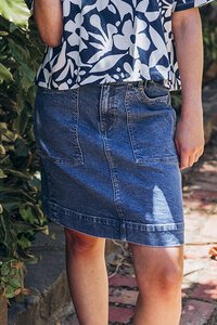 Elm Atlas Denim Skirt