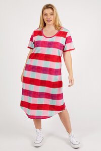 Elm Monaco Check Dress