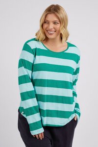 Elm Spritz Stripe L-S Top