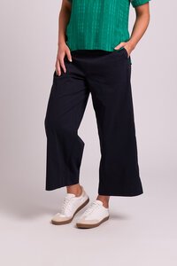 Esplanade Wide Leg Cropped Pant