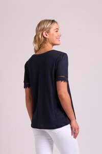 Memo Lace Trim Top