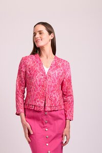 Foil Print Pleat Dreams Jacket