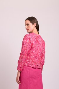 Foil Print Pleat Dreams Jacket