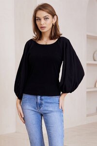 Iris Maxi Dianna Puff Sleeve Top