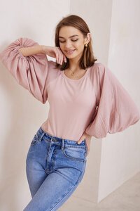 Iris Maxi Dianna Puff Sleeve Top