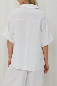 Iris Maxi Short Sleeve Shirt