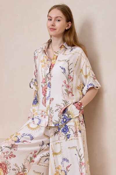 Iris Maxi Bianca Shirt-new-Preen