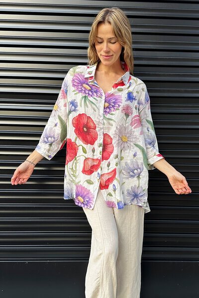 Worthier Maya Floral Shirt-new-Preen