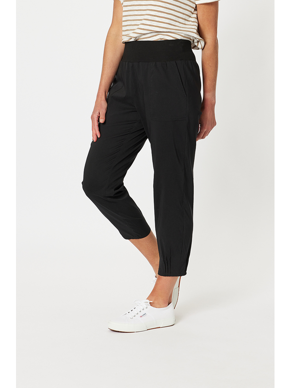 Gordon Smith Sarah Rib Waist Linen Pant