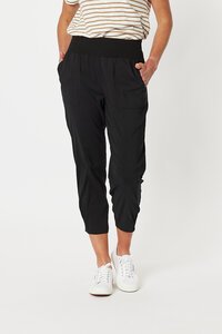 Gordon Smith Sarah Rib Waist Linen Pant