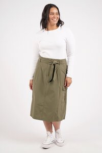 Elm Moss Cargo Skirt