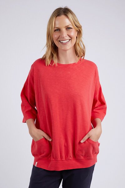 Elm Mazie Sweat - Red-new-Preen