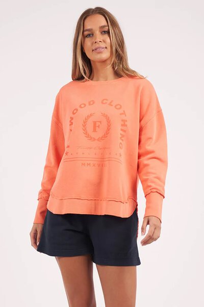 Foxwood Peach Medalion Crew-new-Preen