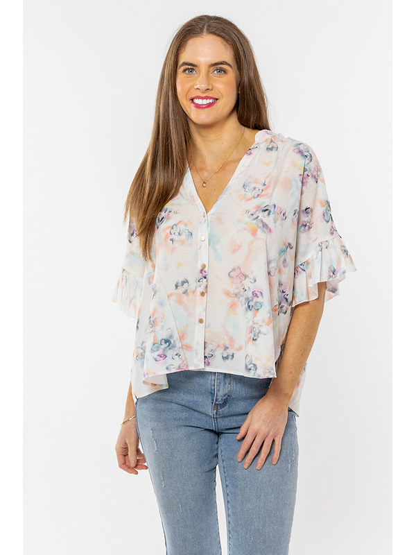 Seeking Lola Riverstone Watercolour Shirt