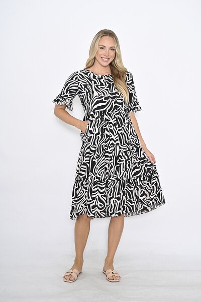 New U Shiloh Print Dress-new-Preen