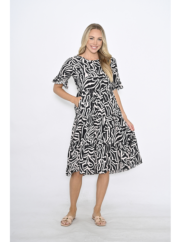 New U Shiloh Print Dress