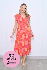 New U Paloma Print Dress