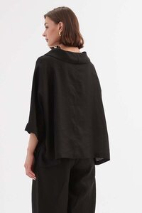 Tirelli Funnel Neck Boxy Top